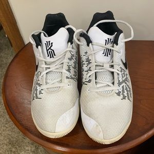 Boys Nike white shoes